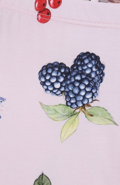 Хлопковые легинсы MONNALISA светло-розового цвета по цене 9475 руб., арт. 11E414, фото 3 Хлопковые легинсы MONNALISA, арт. 11E414, фото 3