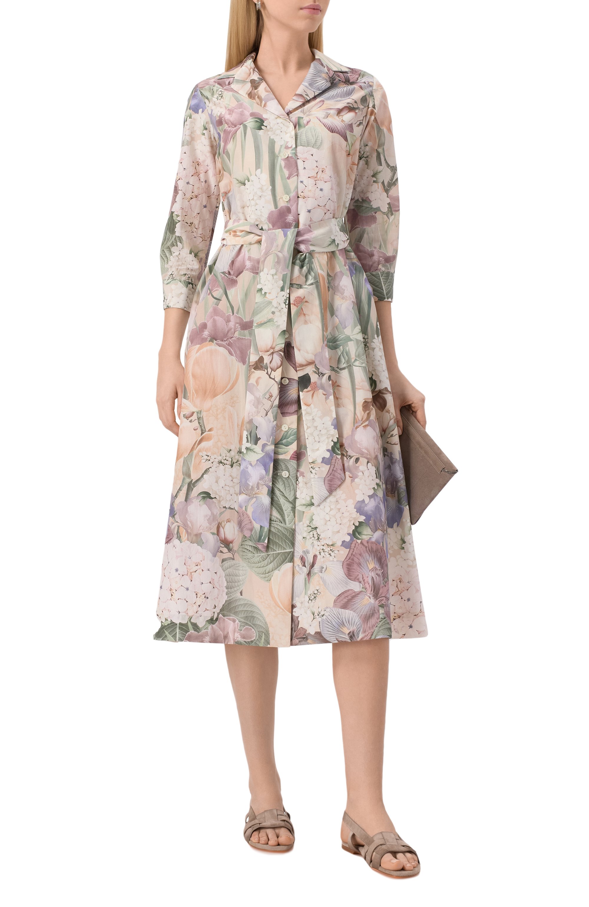 Платье из хлопка и шелка COLOMBO, арт. AB00355/F/T0294-U-1Y, фото 2