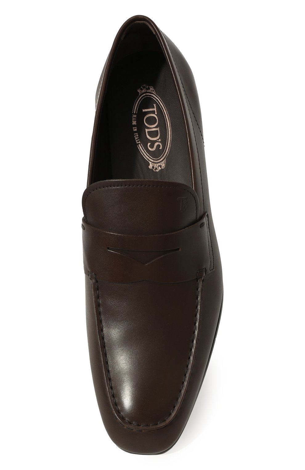 Кожаные пенни-лоферы TOD’S, арт. XXM51B00010D90, фото 6
