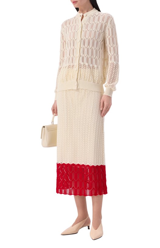 Кожаные туфли Jil Sander J15WP0128/P7589 Кремовый  J15WP0128/P7589 Фото 3