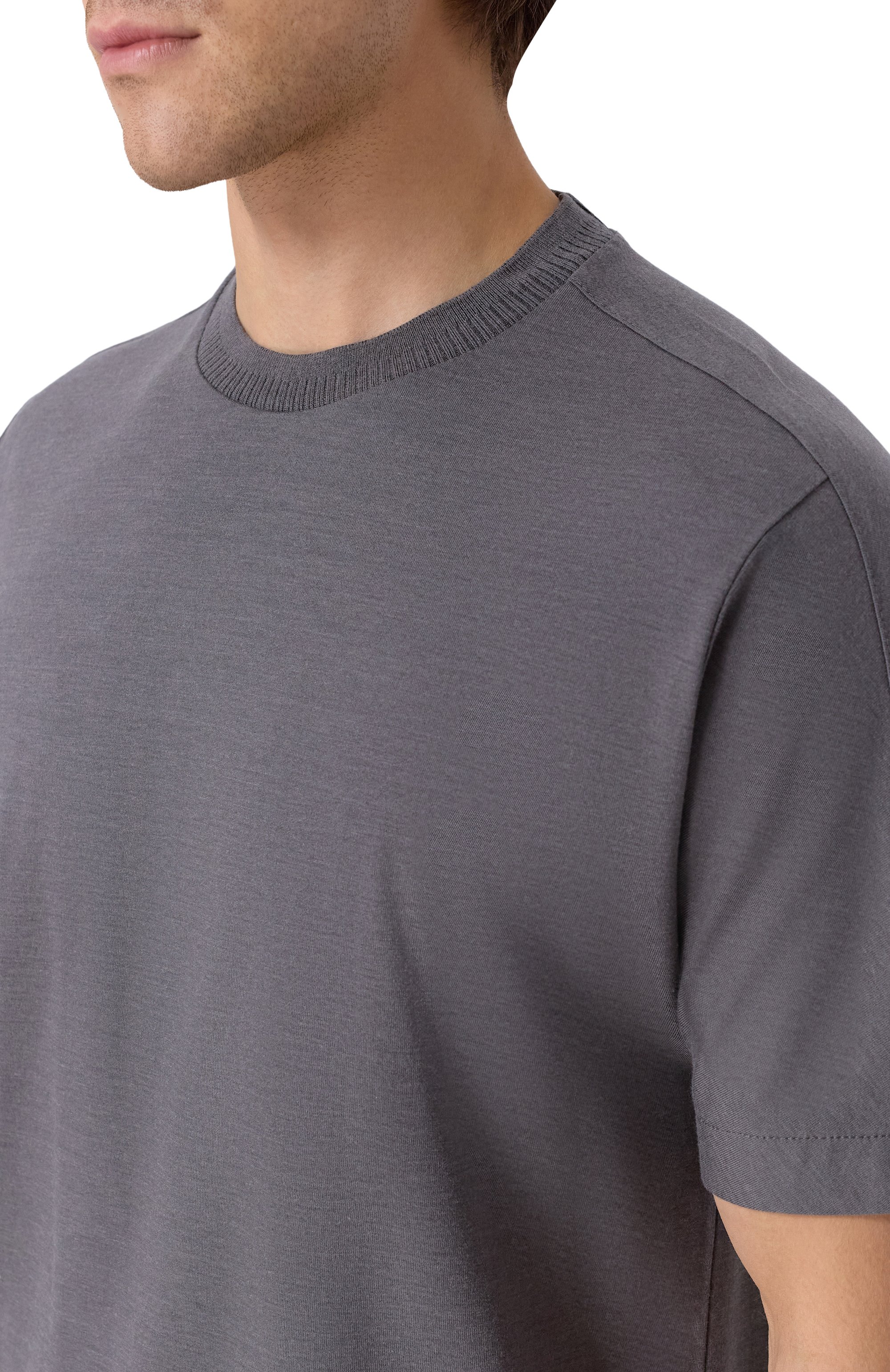 Футболка из лиоцелла и хлопка BOSS, арт. 50548962, фото 5