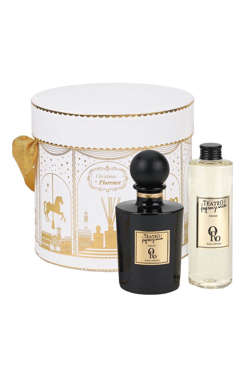 Подарочный набор в шляпной коробке oro / золото luxury (2x250ml) TEATRO, арт. CAPP-OROTFU, фото 1