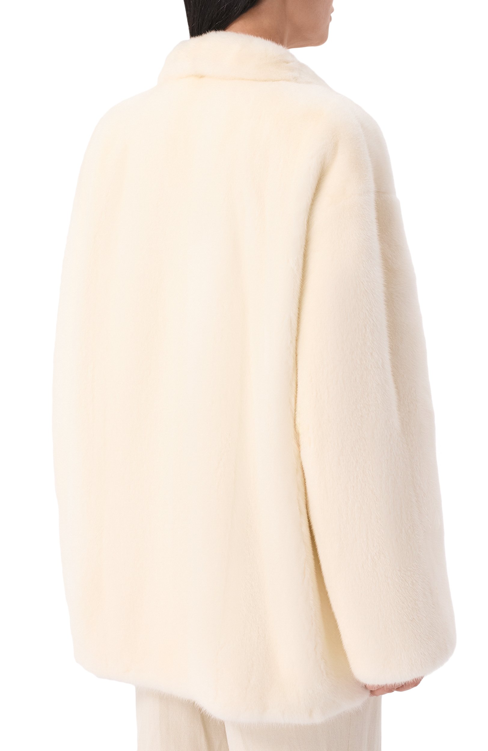 Шуба из норки MVST, арт. M009/MINK WHITE, фото 4