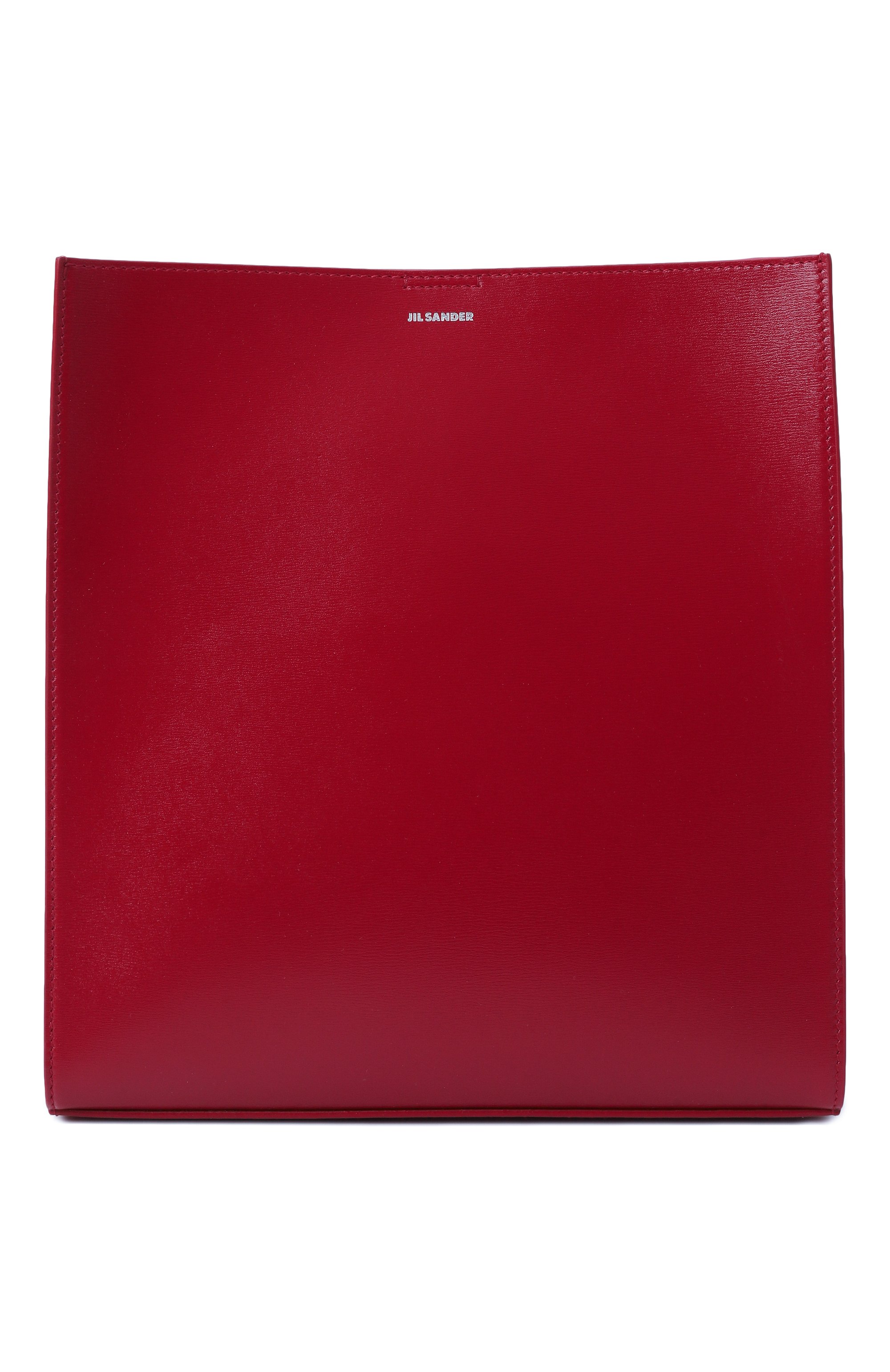 Сумка tangle JIL SANDER красного цвета по цене 125500 руб., арт. J07WG0023/P5354, фото 1 Сумка tangle JIL SANDER, арт. J07WG0023/P5354, фото 1