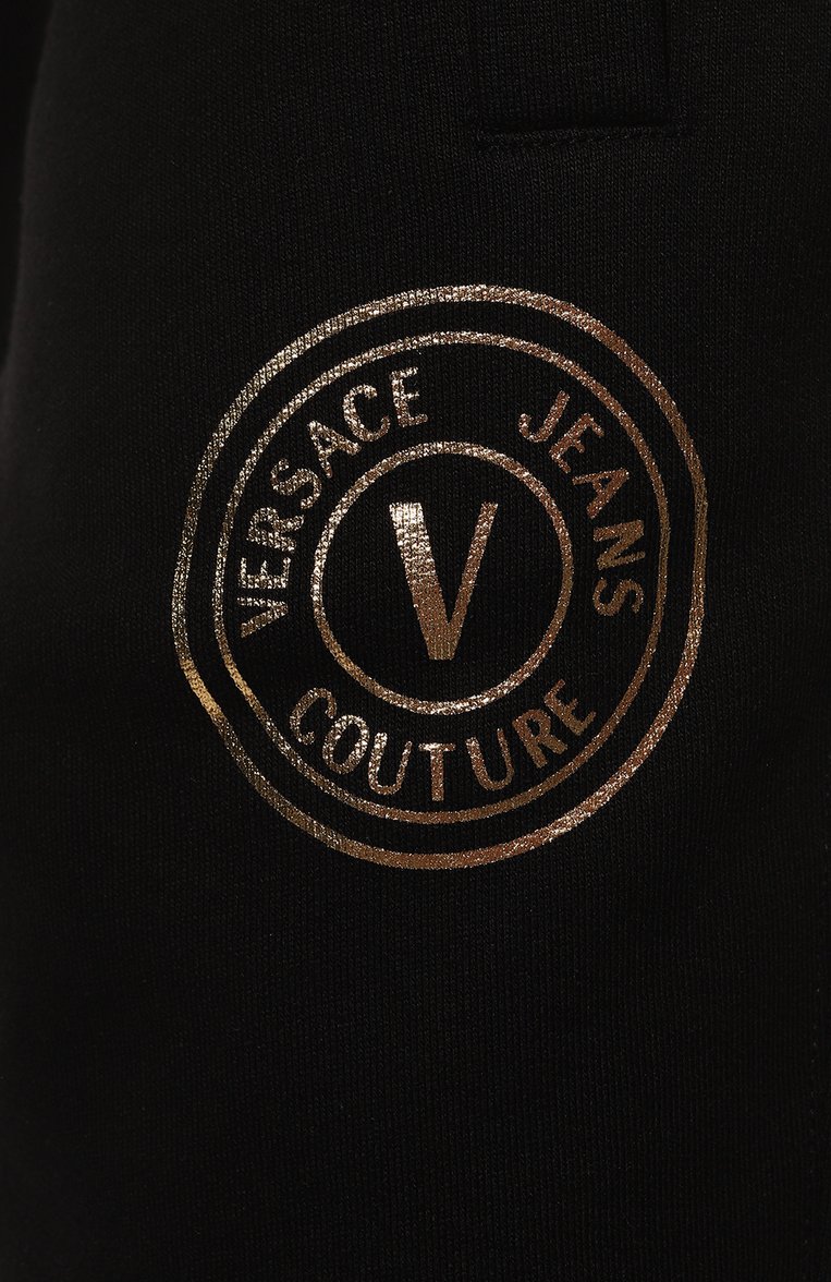 Хлопковые джоггеры VERSACE JEANS COUTURE, арт. 73GAAT06-73UP314 VEMBLEM S F0IL C0TT0N/CF00T, фото 1