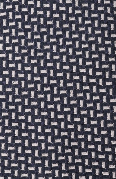 Шелковый галстук ZILLI темно-синего цвета по цене 38600 руб., арт. CRAV02M0600VSJQ00, фото 4 Шелковый галстук ZILLI, арт. CRAV02M0600VSJQ00, фото 4