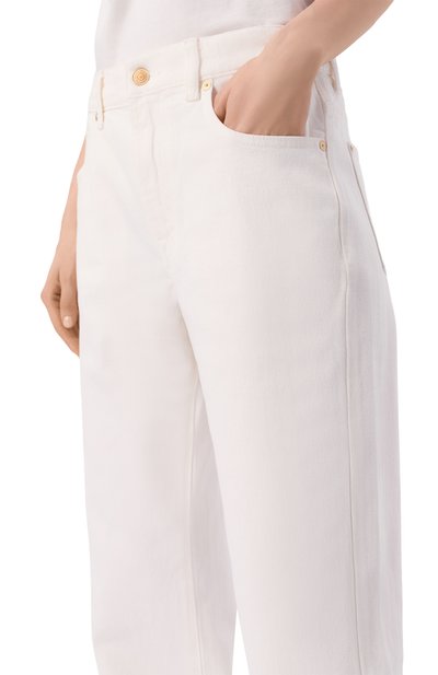 Джинсы tess 7 FOR ALL MANKIND белого цвета по цене 26450 руб., арт. 7UE60D52-MLY, фото 5 Джинсы tess 7 FOR ALL MANKIND, арт. 7UE60D52-MLY, фото 5