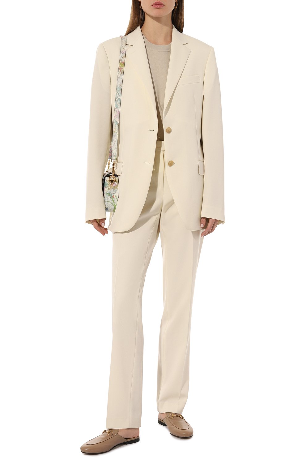 Кожаные сабо princetown GUCCI бежевого цвета по цене 84900 руб., арт. 423513 C9D00, фото 2 Кожаные сабо princetown GUCCI, арт. 423513 C9D00, фото 2