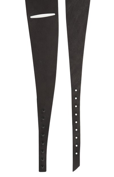 Кожаный пояс ISABEL BENENATO черного цвета по цене 39950 руб., арт. DA02F23, фото 3 Кожаный пояс ISABEL BENENATO, арт. DA02F23, фото 3