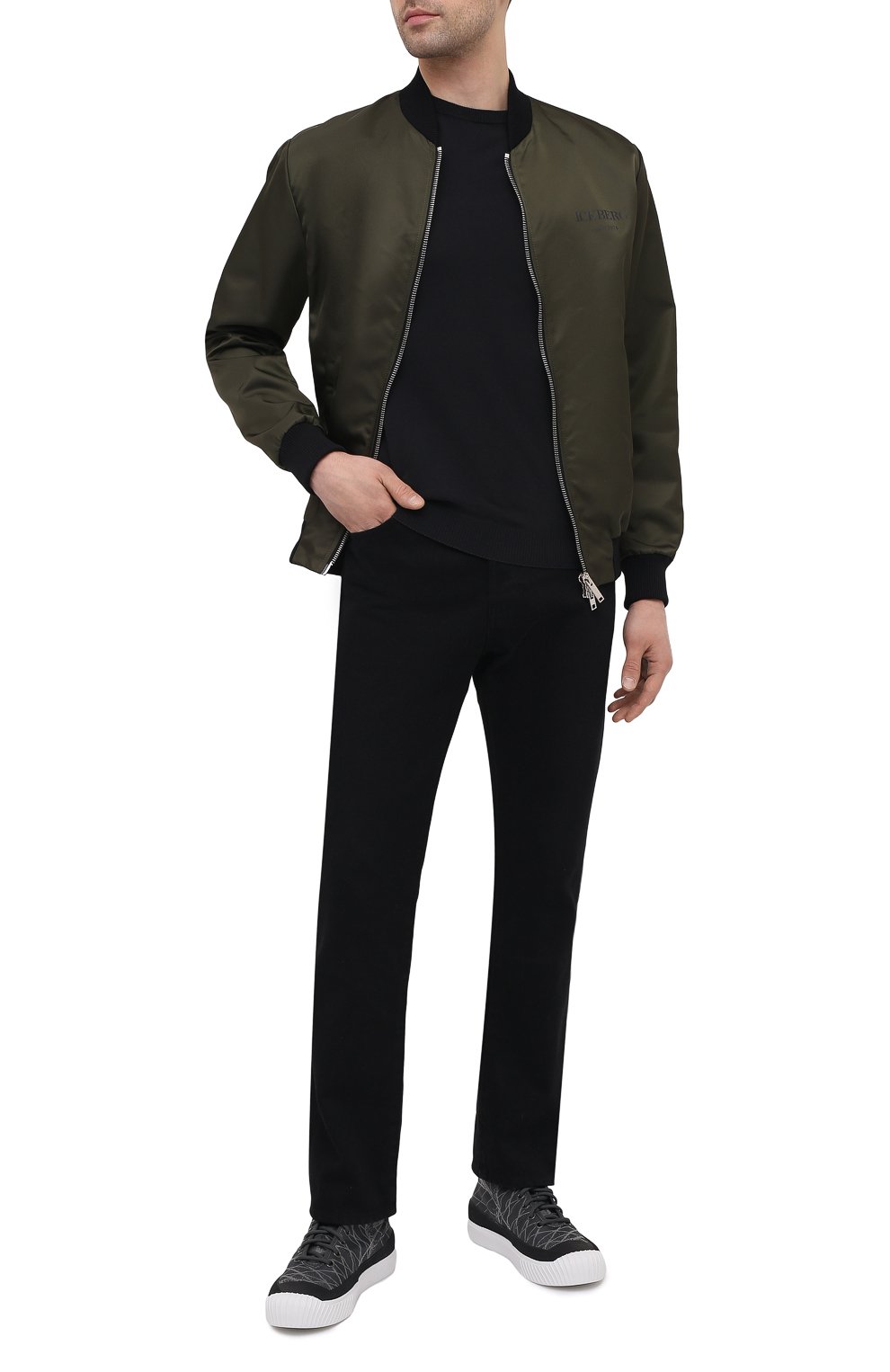 Текстильные кеды STONE ISLAND, арт. 7415S0269, фото 2