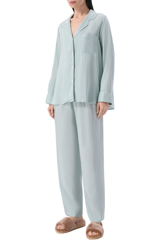 Пижама из вискозы и шелка Zimmerli 5149-11004 Зелёный  5149-11004 Фото 2