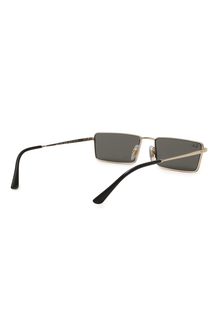 Женские солнцезащитные очки RAY-BAN серого цвета, арт. 3741-92136V | Фото 5 (Нос: Не проставлено; Региональные ограничения белый список (Axapta Mercury): Не проставлено; Тип очков: С/з; Материал: Металл; Кросс-КТ: С/з-унисекс; Очки форма: Прямоугольные; Оптика Гендер: оптика-унисекс)