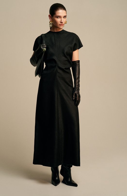 Кожаные сапоги Mugler MUWFW26FS226_TL001 Чёрный  MUWFW26FS226_TL001 Фото 7