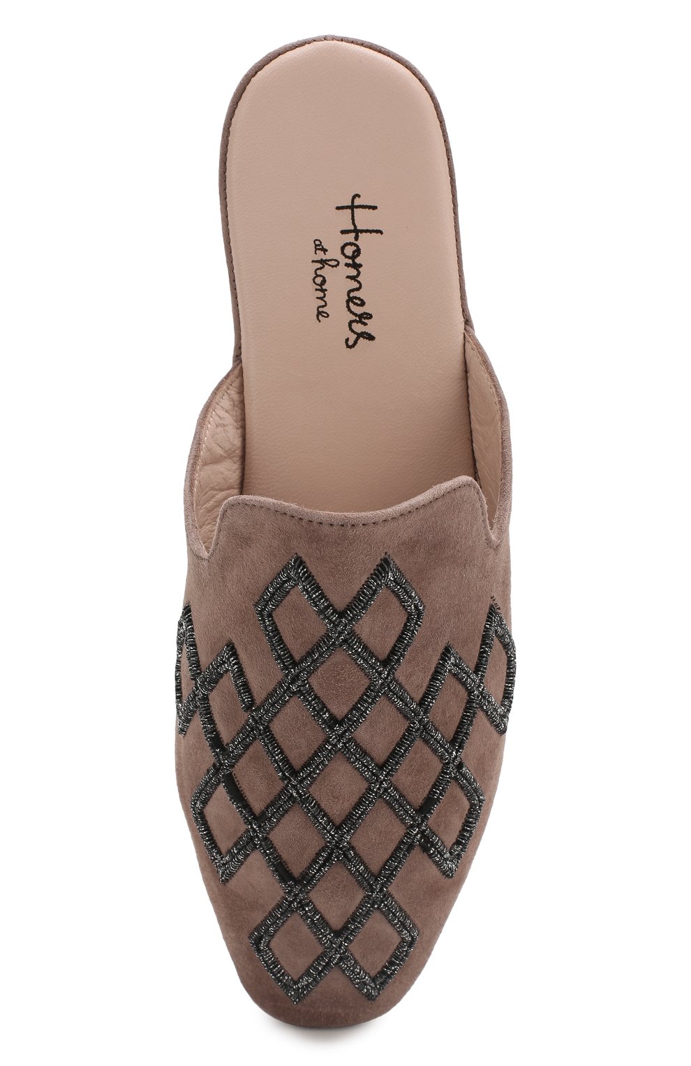 Домашние туфли из замши HOMERS AT HOME, арт. 19075R/ANTE, фото 5