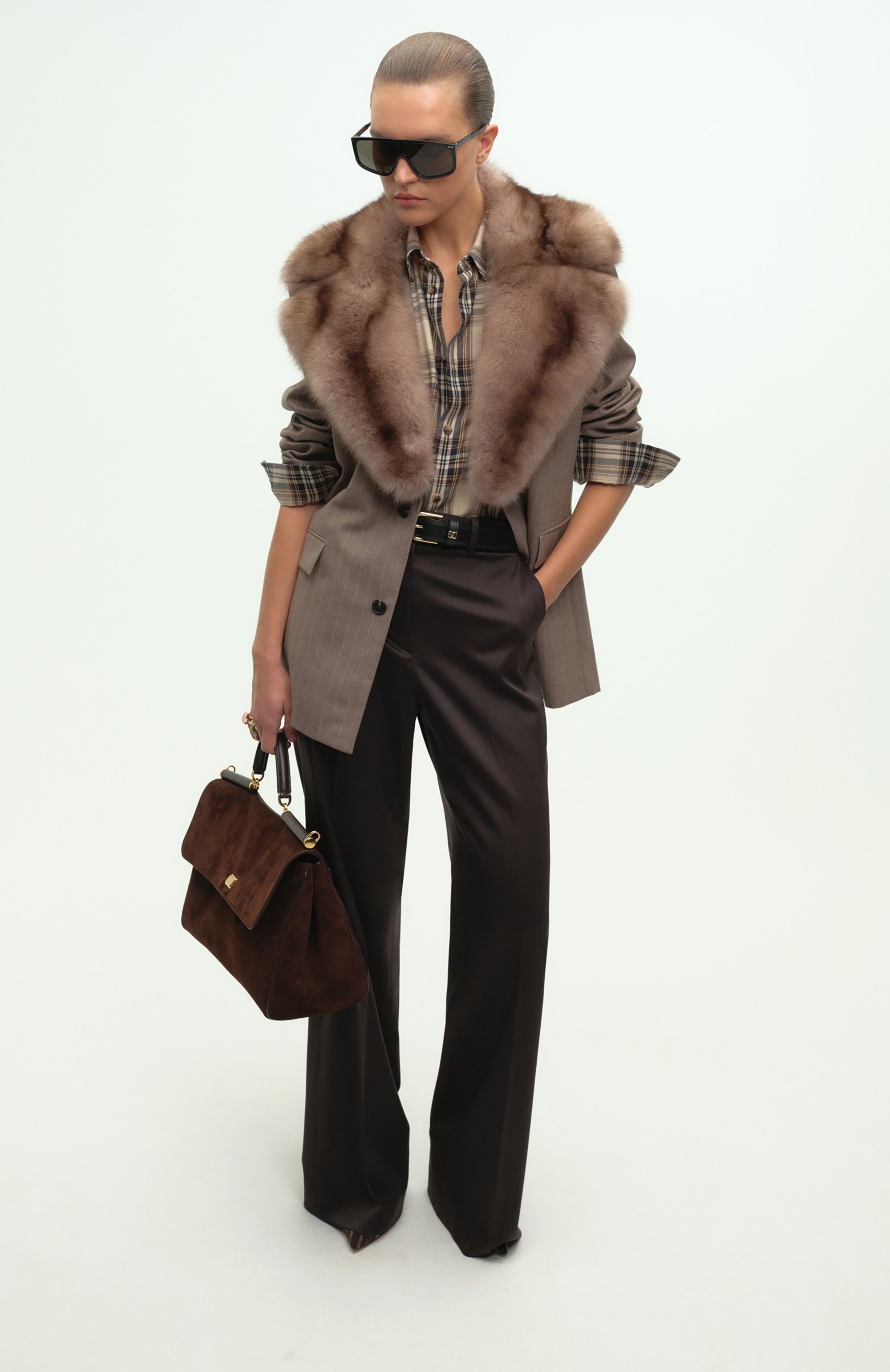 Хлопковая рубашка SAINT LAURENT, арт. 838890/Y31VA, фото 6