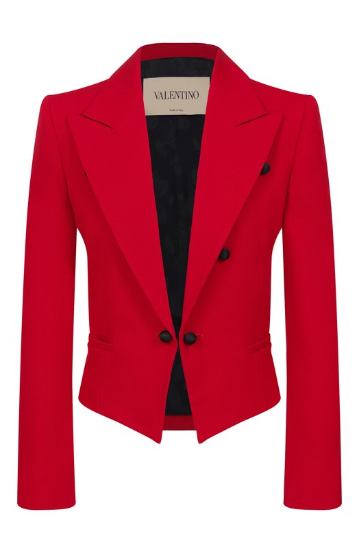Шерстяной жакет Valentino 8B3CE585/97W Красный 8B3CE585/97W