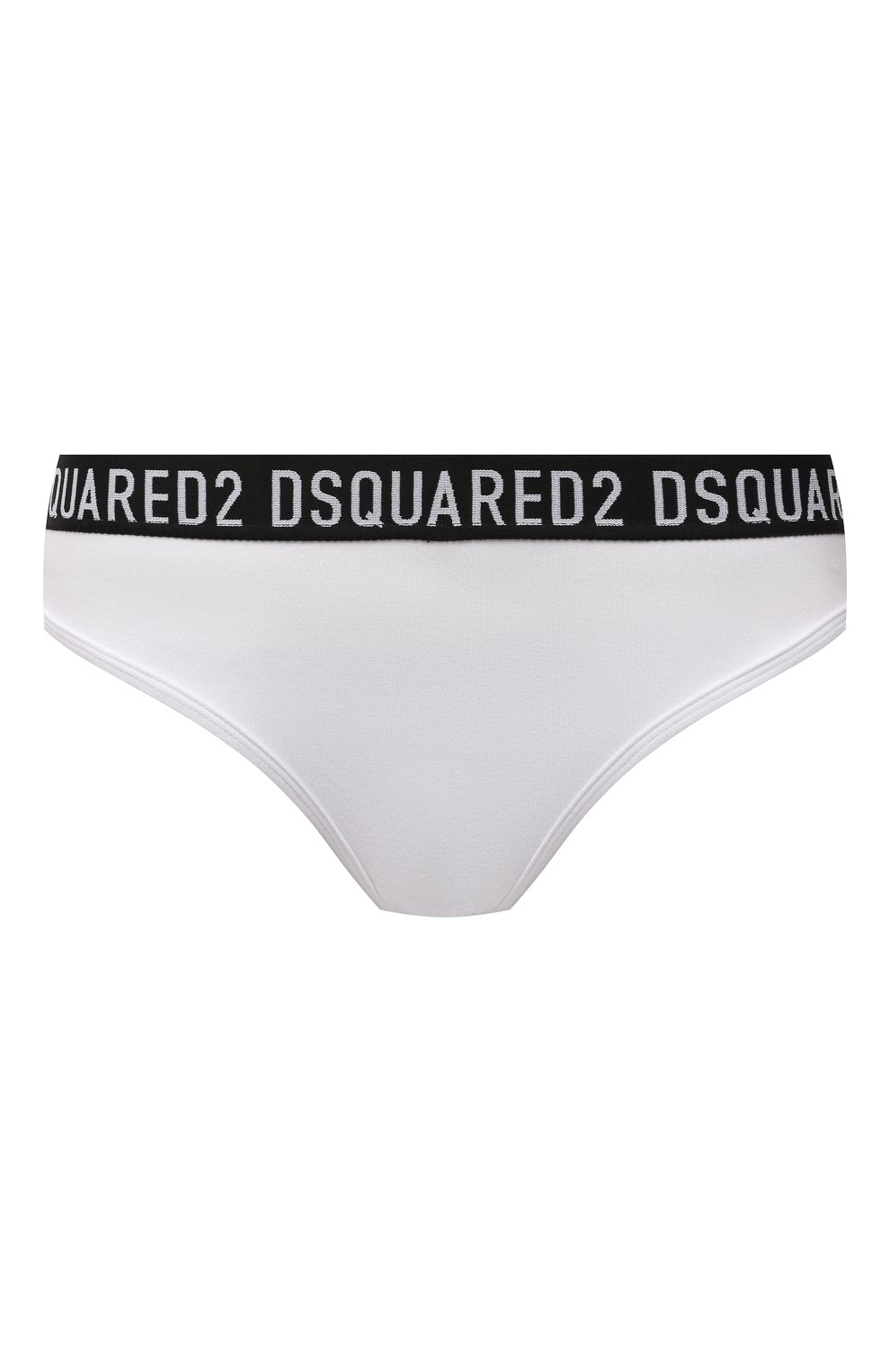 Хлопковые трусы-слипы DSQUARED2 белого цвета по цене 12900 руб., арт. D8LL13720, фото 1 Хлопковые трусы-слипы DSQUARED2, арт. D8LL13720, фото 1