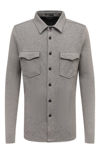 Кардиган из хлопка и шерсти CAPOBIANCO, арт. 17M505.TF00./58, фото 1