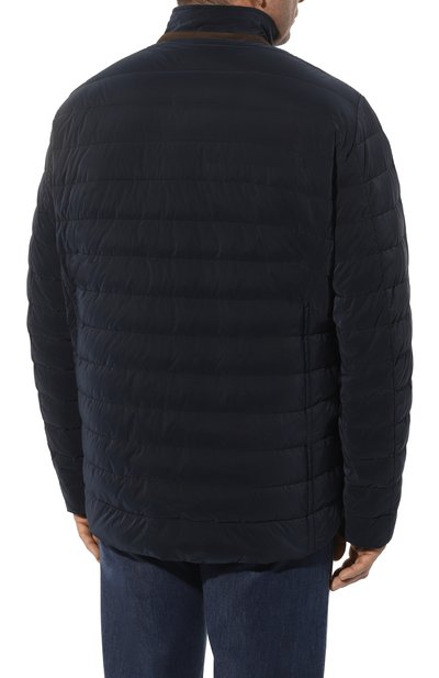 Пуховая куртка zavyer-os MOORER темно-синего цвета по цене 188000 руб., арт. EYVAZ, фото 4 Пуховая куртка zavyer-os MOORER, арт. EYVAZ, фото 4