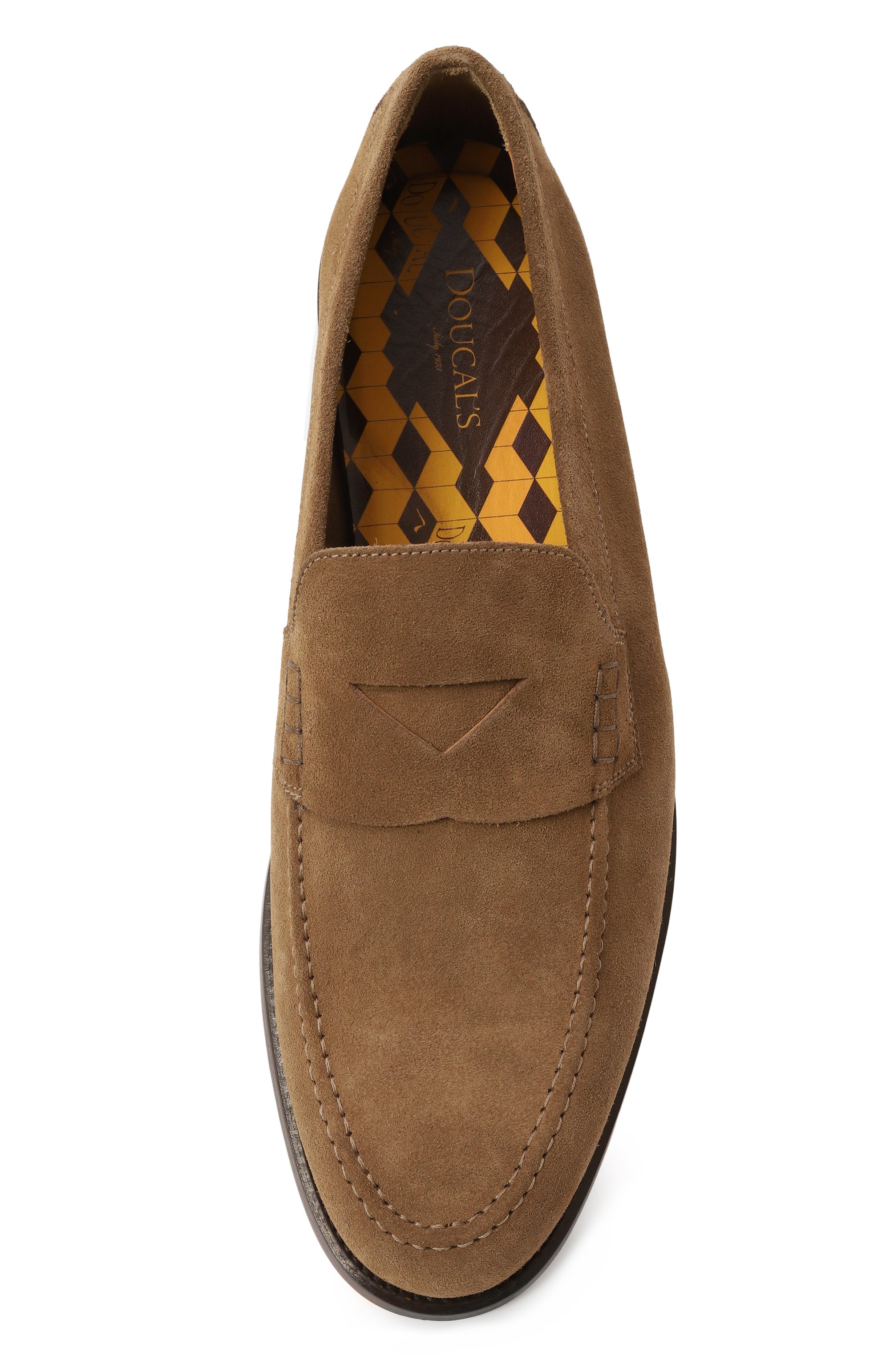 Замшевые пенни-лоферы DOUCAL'S, арт. DU3397MARIUY009M, фото 6