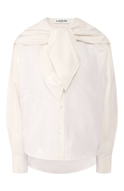 Женская блузка из смеси хлопка и шелка LANVIN, арт. RW-T0619I-4311-P20