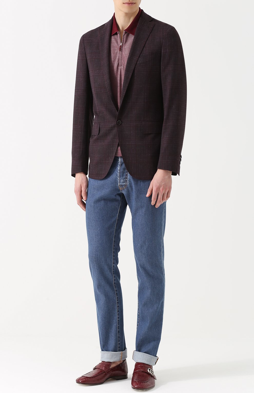 Лоферы из кожи крокодила GUCCI, арт. 450853/EC200, фото 2