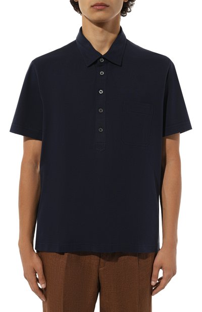 Поло из хлопка и шелка TOM FORD, арт. TFJ307/BA215, фото 3