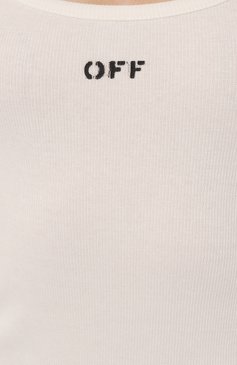 Хлопковое платье OFF-WHITE, арт. OWDB304C99JER0010110, фото 1