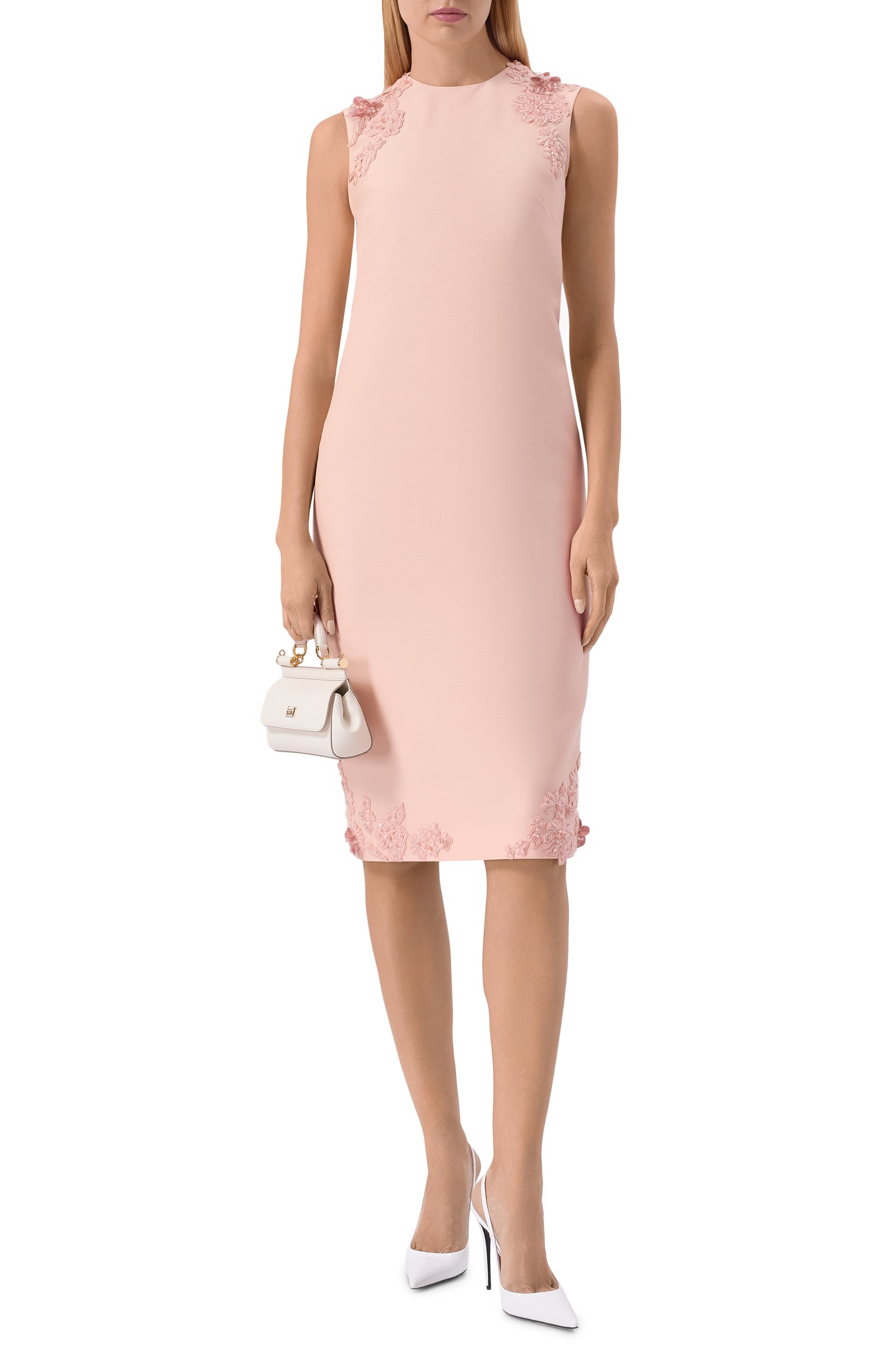 Платье из шерсти и шелка MVST, арт. M26.2PW.D019/F091 SATIN SILK W00L, фото 2