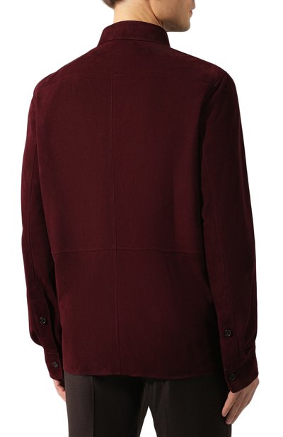 Замшевая рубашка RALPH LAUREN, арт. 790654923, фото 4
