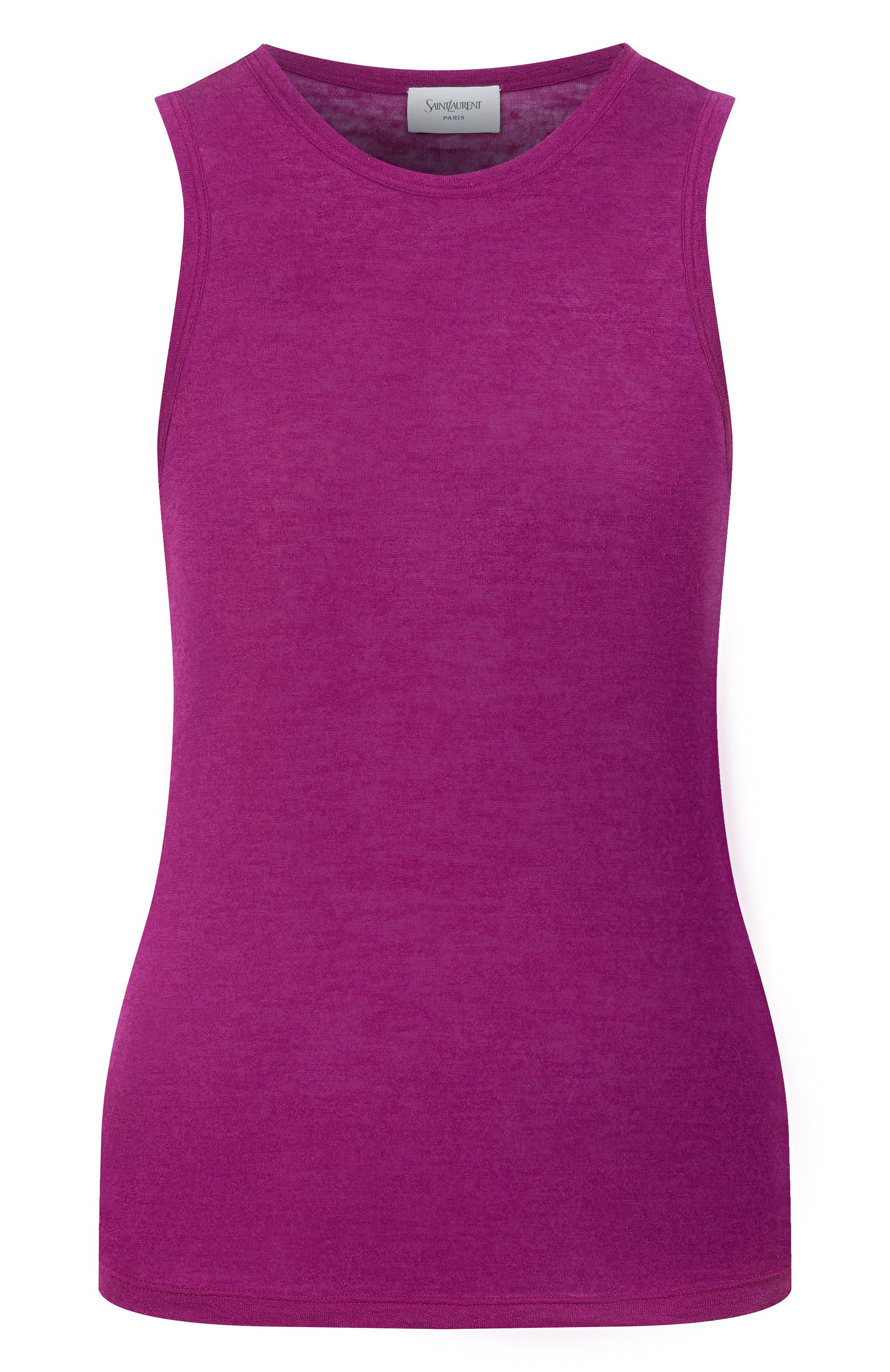 Топ из кашемира и шелка SAINT LAURENT, арт. 849920/Y38BL, фото 1