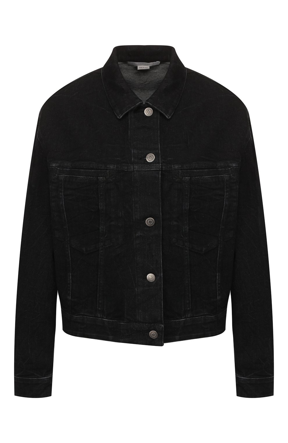Джинсовая куртка STELLA MCCARTNEY черного цвета по цене 58900 руб., арт. 591394/SNH41, фото 1 Джинсовая куртка STELLA MCCARTNEY, арт. 591394/SNH41, фото 1
