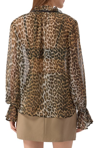 Блузка из вискозы GANNI, арт. W0570, фото 4