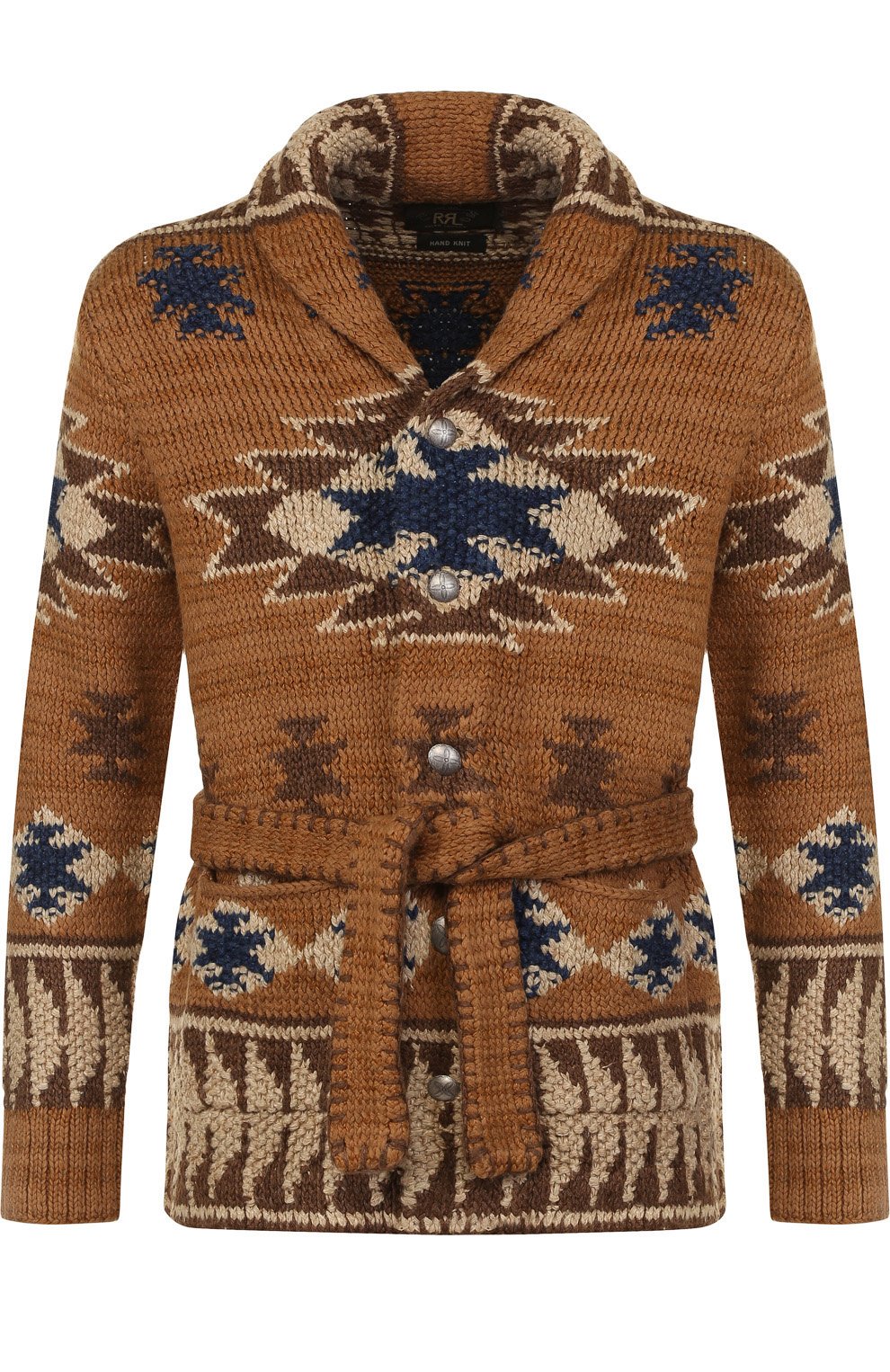 Кардиган на пуговицах с поясом и шалевым воротником RRL, арт. 782677977, фото 1