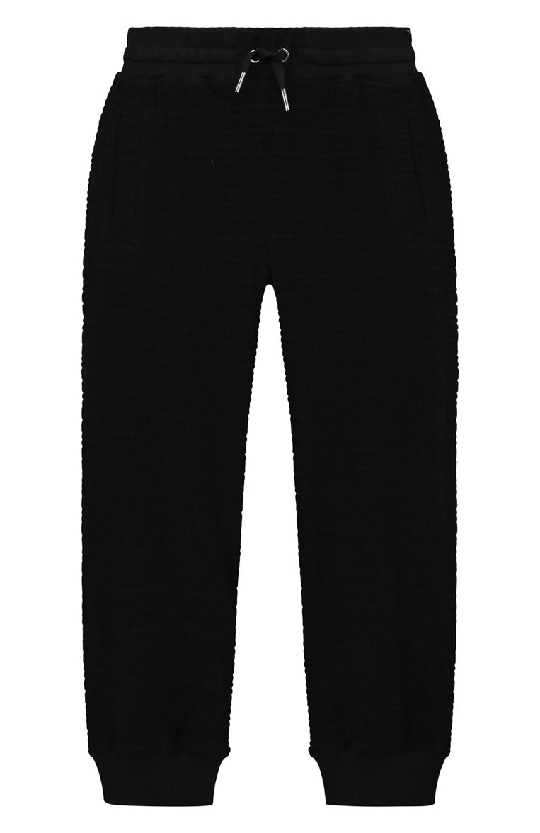 Детского комплект из толстовки и брюк GIVENCHY черного цвета, арт. H28015/6A-12A | Фото 5 (Рукава: Длинные; Материал внешний: Хлопок; Мальчики Кросс-КТ: Костюмы-спорт; Автоматизация состава: Проставлено; Автоматизация ТО: Проставлено)