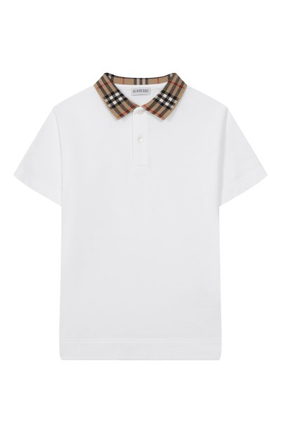 Хлопковое поло BURBERRY, арт. 8105571