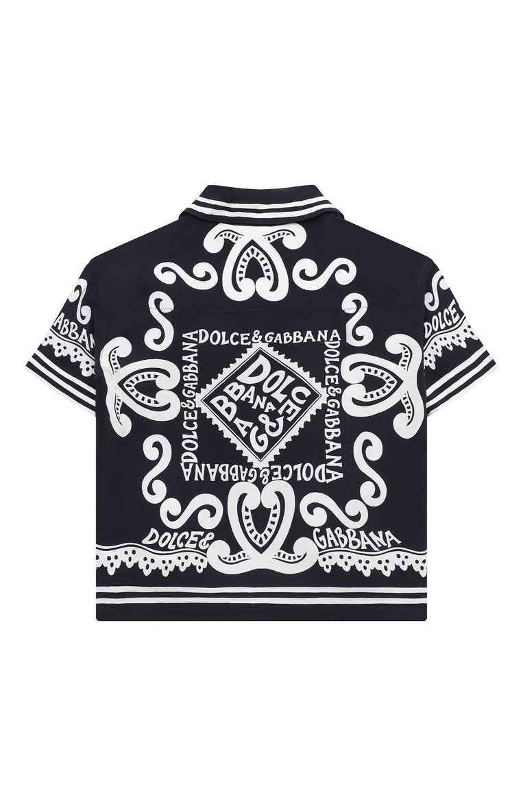 Хлопковая рубашка DOLCE & GABBANA, арт. L43S81/G7L0K/8-12+, фото 1