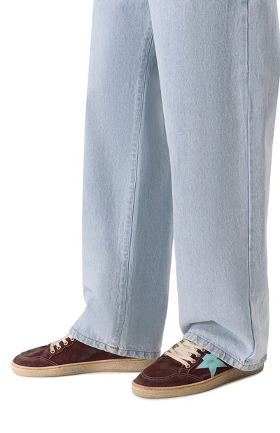 Замшевые кеды ball star  GOLDEN GOOSE DELUXE BRAND, арт. GMF00117.F007368, фото 3