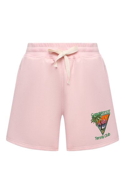 Хлопковые шорты CASABLANCA, арт. WS21-JTR-037 PINK - TENNIS CLUB IC0N, фото 1