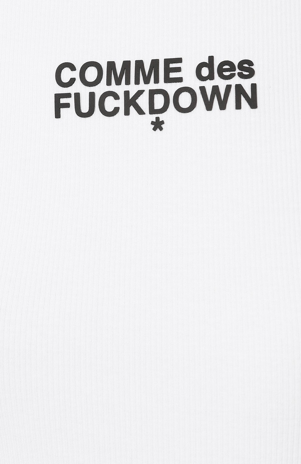 Хлопковая майка COMME DES FUCKDOWN, арт. CFABW00019, фото 5