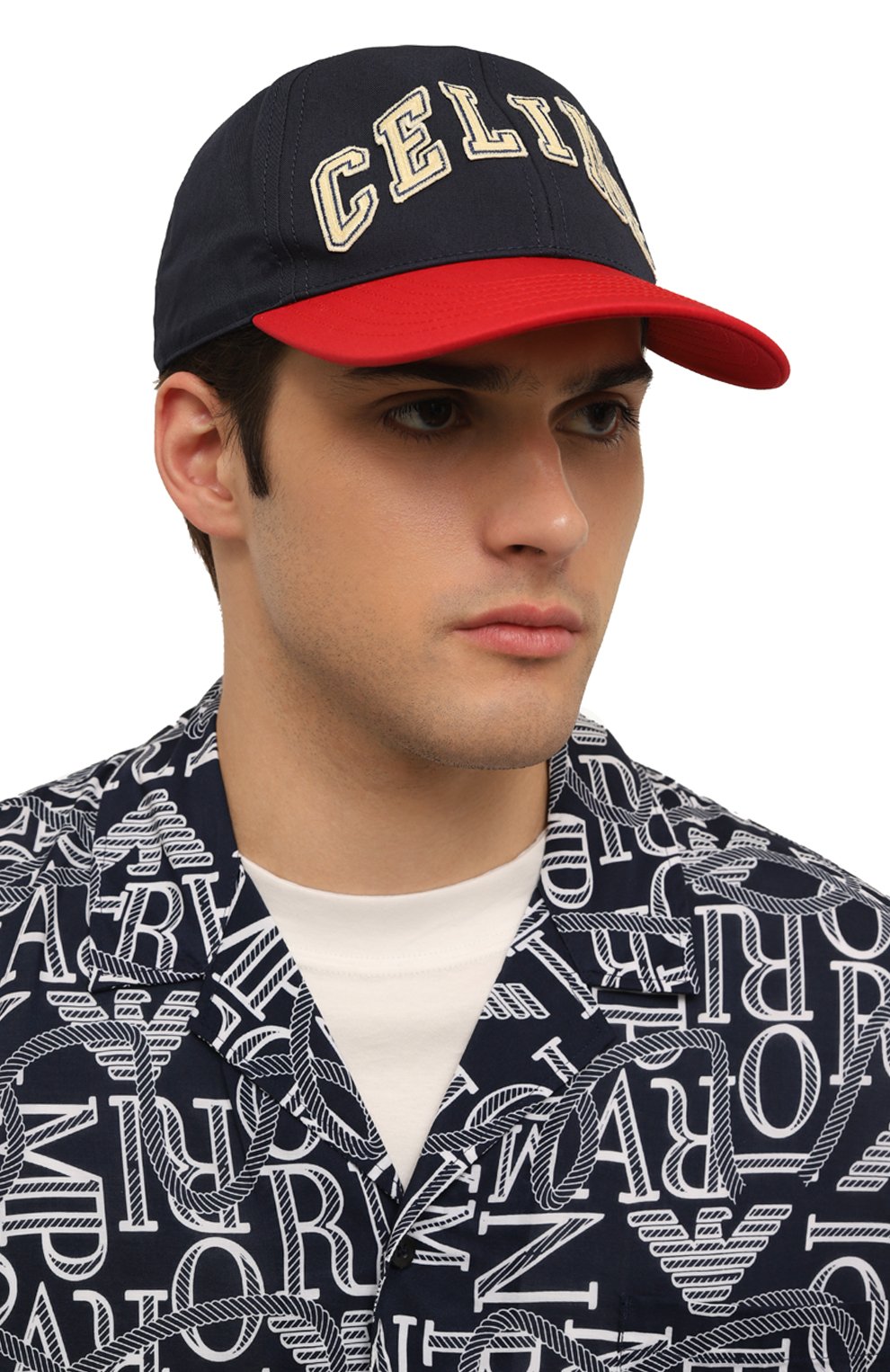 Хлопковая бейсболка CELINE, арт. 2AK04969P, фото 2