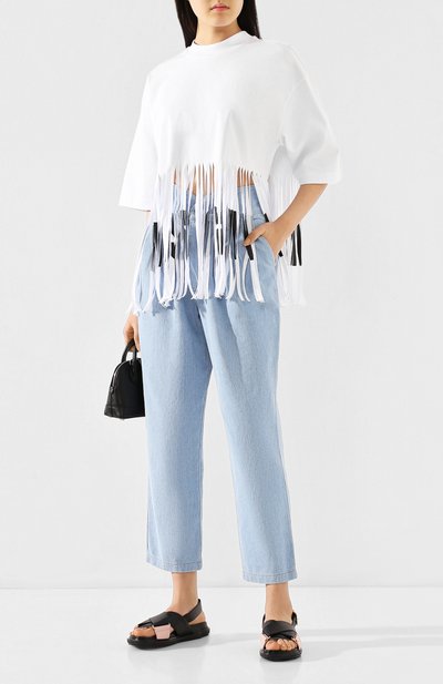 Хлопковая футболка MSGM, арт. 2841MDM72 207298, фото 2