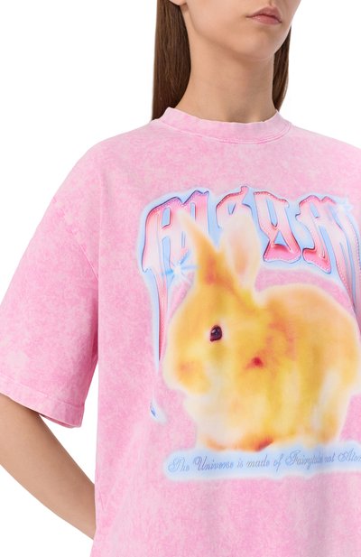 Хлопковая футболка MSGM, арт. 3941MDM106SE/257589, фото 5