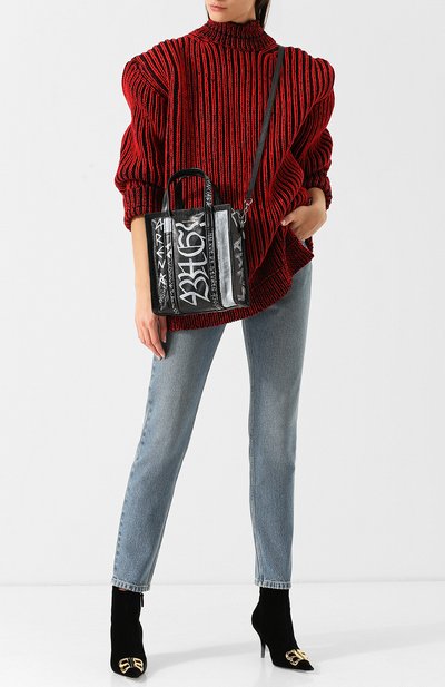 Сумка graffiti bazar shopper xs BALENCIAGA, арт. 513989/0FE0N, фото 2