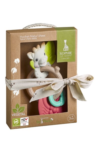 Погремушка жирафик VULLI белого цвета по цене 3980 руб., арт. 220133, фото 2 Погремушка жирафик VULLI, арт. 220133, фото 2