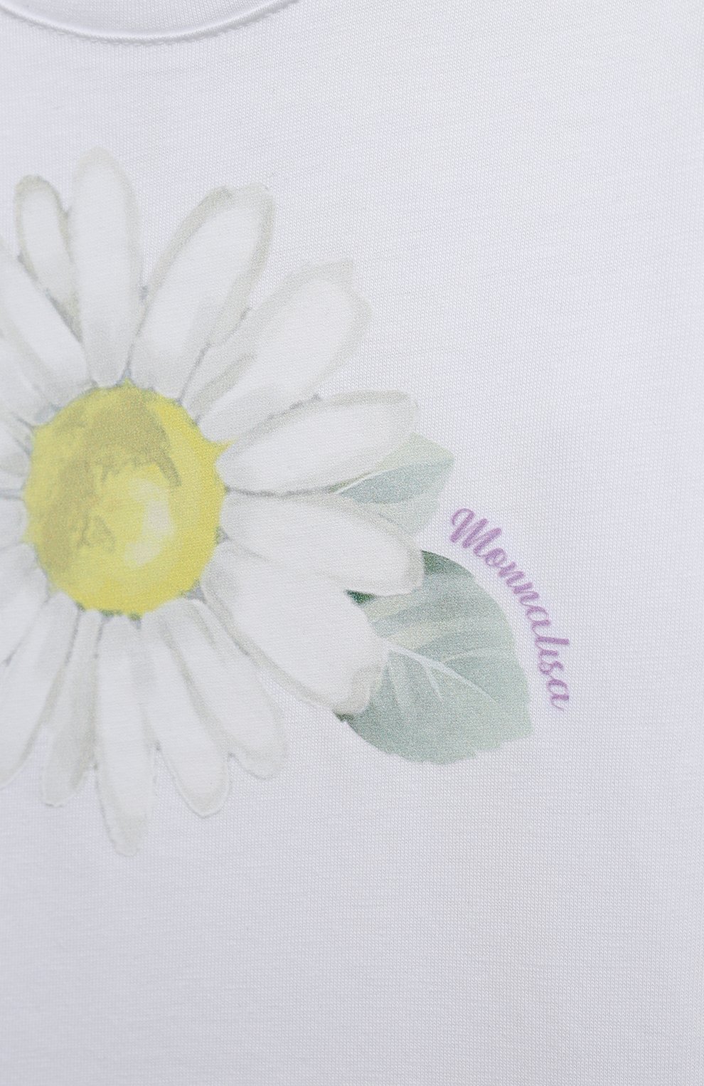 Хлопковая футболка MONNALISA, арт. 39C618., фото 3