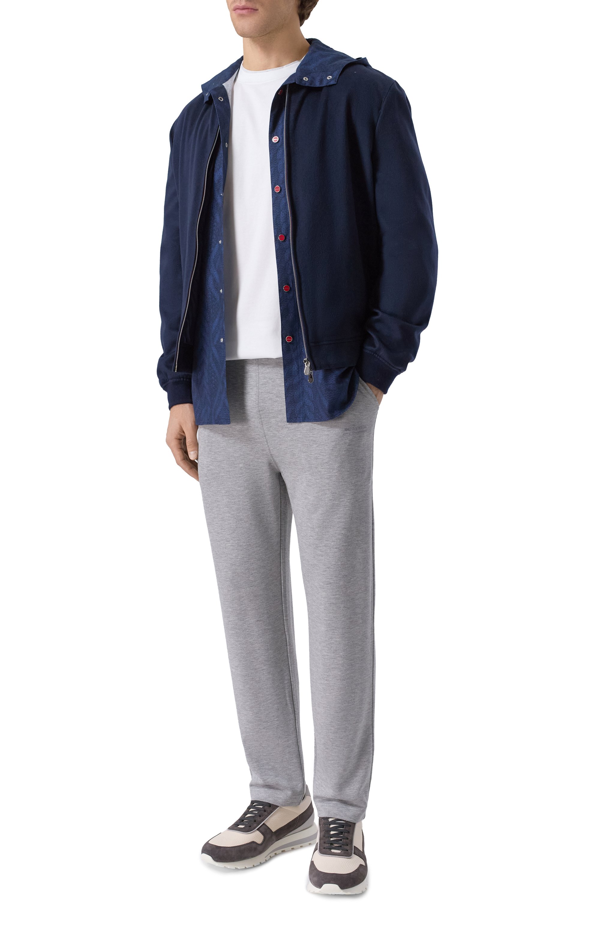 Брюки из вискозы KITON, арт. UMM069202, фото 2