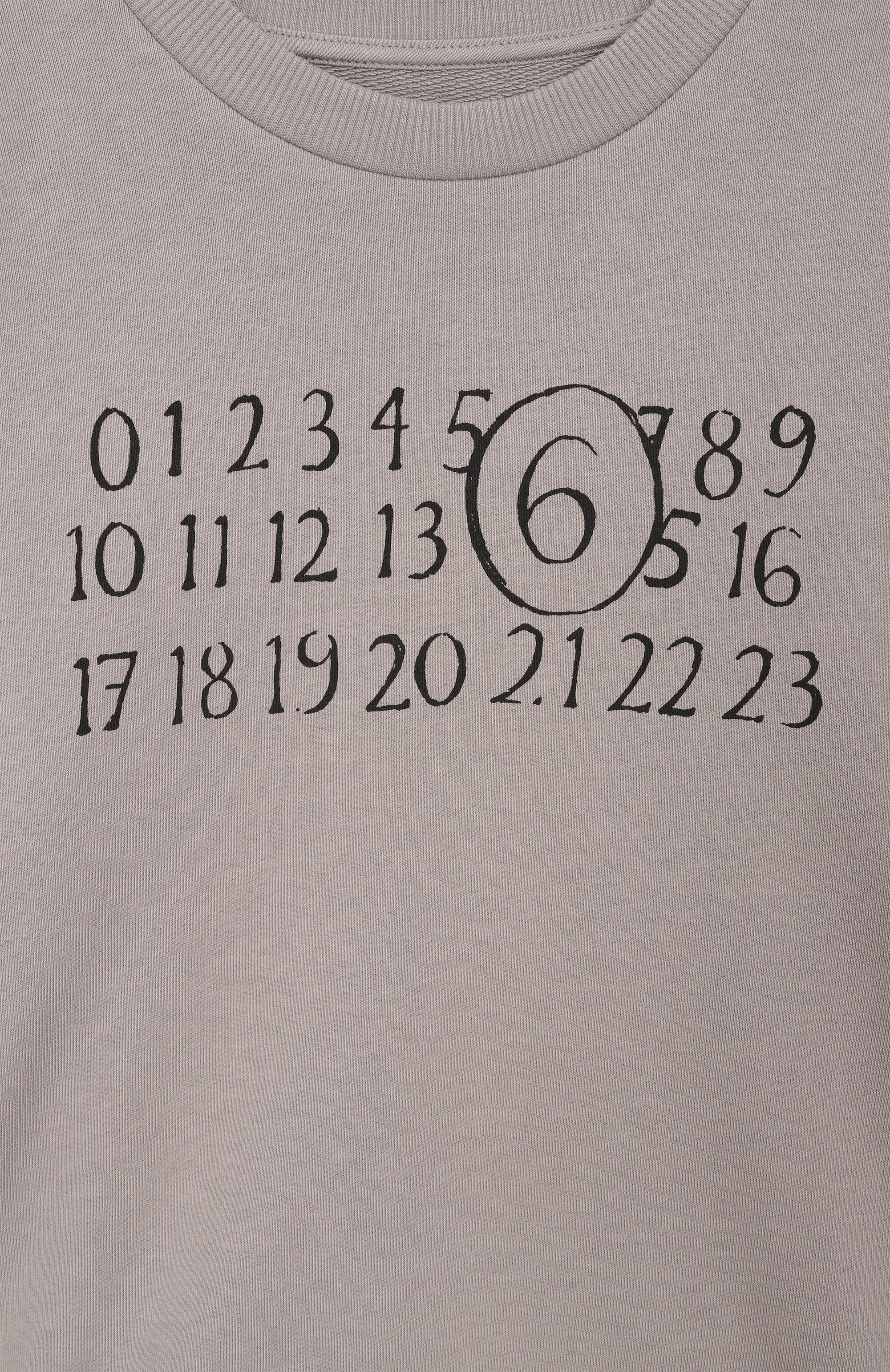 Хлопковый свитшот MM6, арт. M61009/MM02X, фото 3