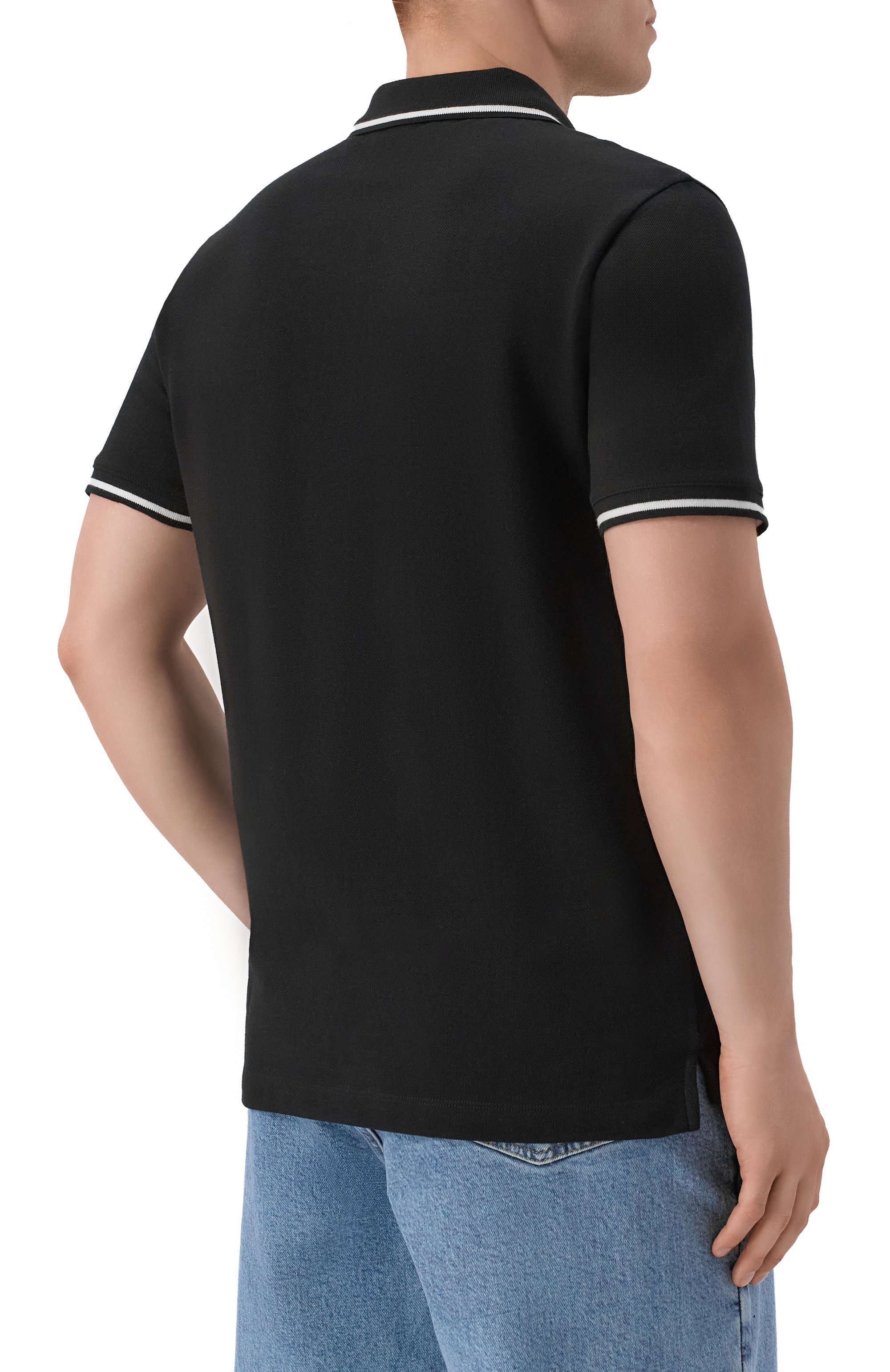 Хлопковое поло EMPORIO ARMANI, арт. EM001380/AF20424, фото 4