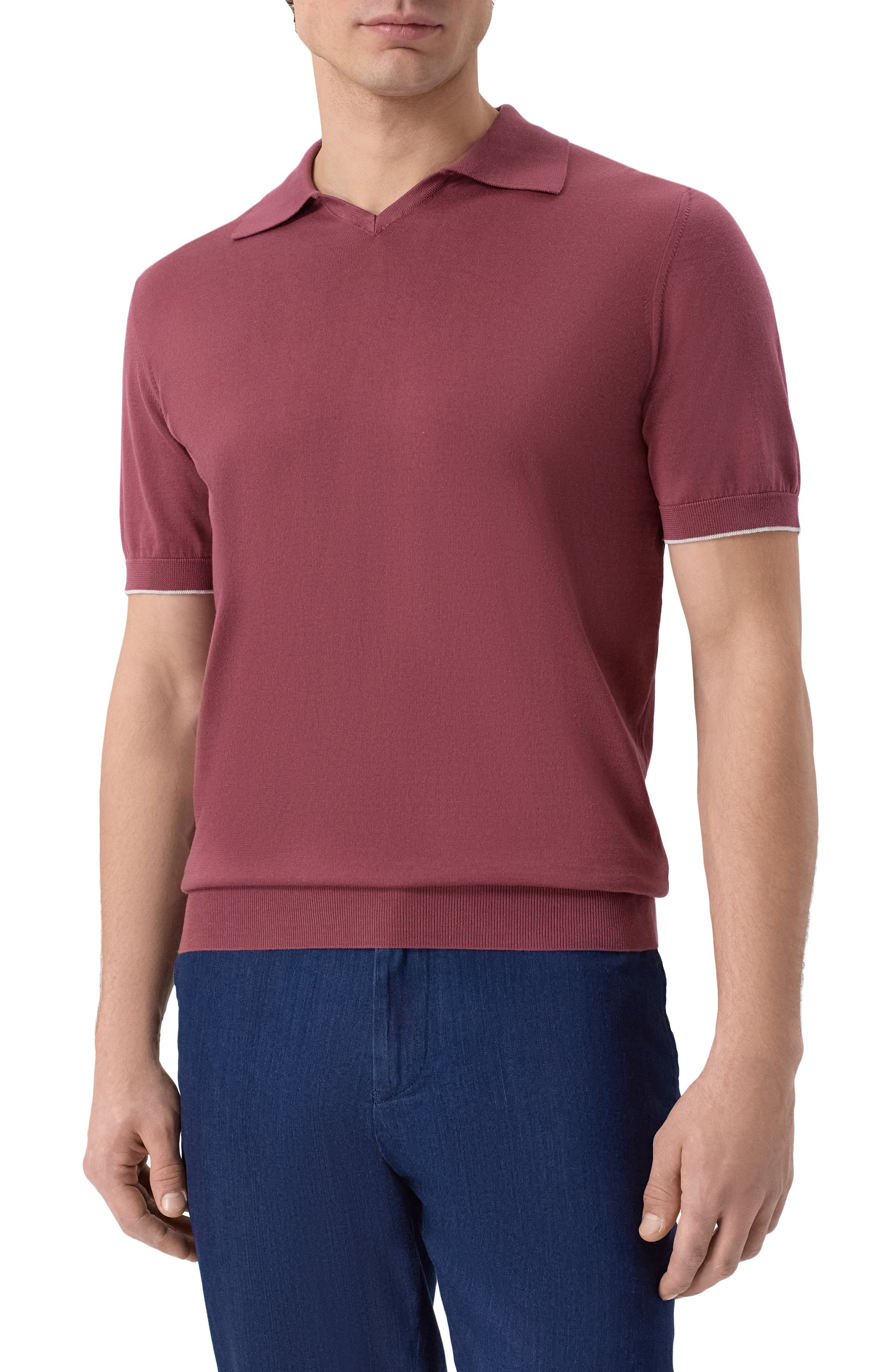 Хлопковое поло BRUNELLO CUCINELLI, арт. M29800145, фото 3